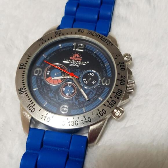 Longboard Stories Atlas for Men Watch Rubber Band - Picture 1 of 6